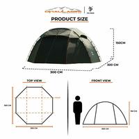 Gambar Tenda Camping Hillman Bunker Dome dari Kayak Outdoor undefined 3 Tokopedia