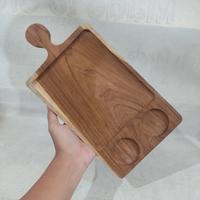 Gambar Nampan Saji Kayu Coffee Tray Piring Saji Kopi Kayu Jati dari Mentari Bali Craft undefined 1 Tokopedia