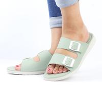 Gambar Sandal Slop Wanita Modern Sendal Slide Kasual W3329 Bunda Yanti - Pink, 38 dari Bunda Yanti undefined 4 Tokopedia