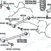 Gambar Bushing Arm / Bosh arm belakang bagian bawah Land cruiser 100 / LC 100 dari Danishklontong undefined 3 Tokopedia