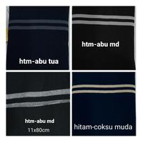 Gambar rib rip rajut tebal pergelangan,kra jaket dll hitam - htm-oranye dari Hobby Jahit undefined 3 Tokopedia