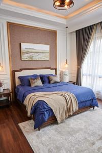 Gambar Sprei Set ALSTON SOLID NAVY Premium (TENCEL Lyocell) READY - Sprei Set, X King 200x200 dari Sleep Project undefined 5 Tokopedia