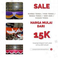 Gambar Rumbai Pola atau Poni Tenda atau Renda Tenda - 07 dari PT Saputra Tenda Sejahtera undefined 5 Tokopedia