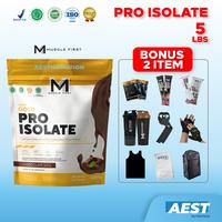 Gambar Muscle First M1 Pro Isolate 5 lbs Gold Series - Chocolate Soul, Shaker+Strap dari Aest Nutrition undefined 1 Tokopedia