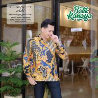 Gambar LIMITED Kemeja Batik Pria Motif ALDI Bahan Katun Dobby By Kanaya - Aldi, L dari Batik Kanaya Official undefined 4 Tokopedia