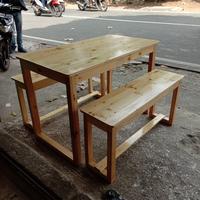Gambar meja kafee resto full kayu jati belanda uk 110x60x75 dari Ambry Jaya furniture undefined 1 Tokopedia