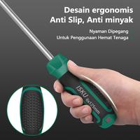 Gambar ISKU Obeng Magnet Set Plus Minus Obeng Listirk Gangang Karet Anti Slip - Plus + 3x75mm dari PERKAKASKU.ID TOKOPEDIA undefined 5 Tokopedia