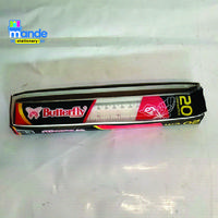 Gambar penggaris buterfly 20cm - 30cm dari Mande Stationery undefined 1 Tokopedia