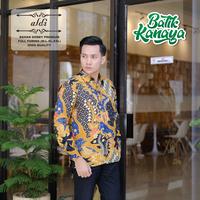 Gambar LIMITED Kemeja Batik Pria Motif ALDI Bahan Katun Dobby By Kanaya - Aldi, L dari Batik Kanaya Official undefined 3 Tokopedia
