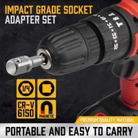Gambar JLD Adaptor socket impact driver 3pcs / Adapter kunci sock hex shank dari JLD.Tools undefined 3 Tokopedia