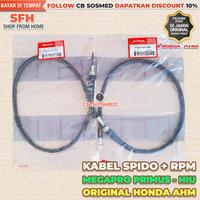 Gambar Kabel Spidometer Megapro Primus Kabel RPM Megapro Lama Seling Spido MP Primus Tali Kawat RPM MP Lama Kabel Speedometer Mega Pro Advance Original Honda AHM 44830-KEH-600 & 37260-KEH-600 - SEAL RPM dari AHM Garage undefined 3 Tokopedia