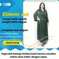 Gambar BAJU TIDUR Setelan kimono tantop paint. - LD:88cm - 98cm dari bellshop fashion undefined 2 Tokopedia