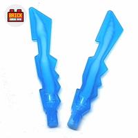 Gambar Lego Aksesoris Weapon Sword Jagged Edges with Marbled White Original - Trans Green dari Brick Jaman Now Shop undefined 1 Tokopedia