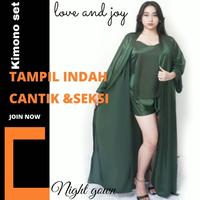 Gambar BAJU TIDUR Setelan kimono tantop paint. - LD:88cm - 98cm dari bellshop fashion undefined 1 Tokopedia