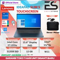 Gambar Lenovo Ideapad Slim 5 15 TOUCHSCREEN i7 1165G7 12GB 512ssd W10 15.6FHD - STANDART dari ENVICSTORE undefined 1 Tokopedia