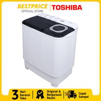 Gambar MESIN CUCI 2 TABUNG TOSHIBA 8 KG VH 85MN VH85MN LOW WATT GARANSI RESMI dari Bestprice Official Mall undefined 1 Tokopedia