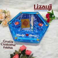 Gambar MAHAR NIKAH/HANTARAN NIKAH/SESERAHAN/MAHAR SEPERANGKAT ALAT SHOLAT - pink, tampa quran dari Lizauji undefined 5 Tokopedia