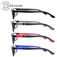 Gambar Frame Kacamata sport pria OGA lentur ringan maskulin minus plus JS004 - Hitam-Biru dari OPTIK KALIASIN undefined 5 Tokopedia