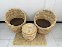 Gambar 1 Set Kursi Tamu Rotan Cirebon Unik Artistik - 2 Kursi + 1 Meja dari Pi Factory undefined 5 Tokopedia