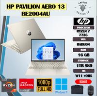 Gambar HP PAVILION AERO 13 RYZEN 7 7735 16GB 1TB RADEON 13.3 WUXGA IPS - NON PAKET dari OLYMPUS COMP undefined 1 Tokopedia