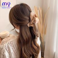 Gambar Jepit Rambut Motif Pita Rumbai Jedai Bulu Pompom Aksesoris Rambut - LOVE COKLAT dari Mynoona Toona undefined 5 Tokopedia