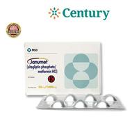 Gambar JANUMET 50 /1000 MG 1 1STRIP ISI 7 TABLET / SITAGLIPTIN 50 MG/ METFORM dari Apotik Century undefined 1 Tokopedia