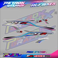 Gambar STRIPING VARIASI MOTOR YAMAHA ALFA / STICKER LIST MOTOR YAMAHA ALFA - Merah, HOLOGRAM dari Petrok Striping undefined 2 Tokopedia