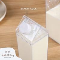 Gambar (NAEBANG) Botol Tumblr Refill Minuman Dingin Minimalis Milk Carton - 500ML dari Naebang Korean Living undefined 5 Tokopedia