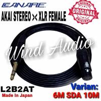 Gambar KABEL AUDIO CANARE L2B2AT ORI TRS AKAI STEREO TO XLR FEMALE 6M - 10M - 7 meter dari WIND AUDIO undefined 1 Tokopedia