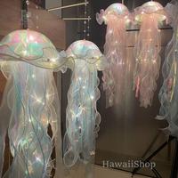Gambar Lampion DIY LED Ubur-ubur / Jelly Fish LED / Lentera Lampu Gantung - BOLA LED dari HawaiiShop undefined 4 Tokopedia