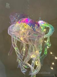 Gambar Lampion DIY LED Ubur-ubur / Jelly Fish LED / Lentera Lampu Gantung - BOLA LED dari HawaiiShop undefined 1 Tokopedia