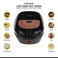 Gambar RICE COOKER LOW SUGAR LOCKNLOCK/LOCK N LOCK/ EJR328BLK - 2 Liter dari TOKO JAWA ELECTRIK undefined 2 Tokopedia