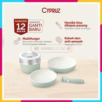 Gambar Cypruz Cookware Set Granit Wajan Anti Lengket 4pcs Gagang Bisa Dilepas dari Home Electro undefined 1 Tokopedia