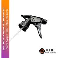 Gambar CLARTE Head Sprayer Kepala Spray Botol Trigger 500ml 12 Pcs Tahan Chemical Hitam Putih Nozzle Acid-Proof Replacement - Putih dari clartedetailingtools undefined 4 Tokopedia
