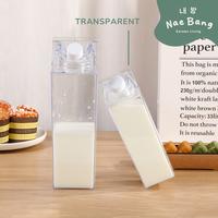 Gambar (NAEBANG) Botol Tumblr Refill Minuman Dingin Minimalis Milk Carton - 500ML dari Naebang Korean Living undefined 4 Tokopedia