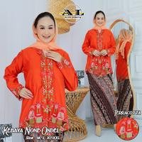 Gambar baju kebaya Betawi modern set Rok - Putih, XL dari ayla tablecloth undefined 2 Tokopedia