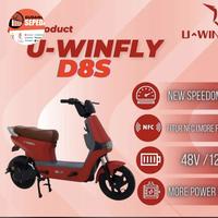 Gambar Sepeda Listrik UWINFLY DF8 DRAGONFLY8 Moped Electric 600 Watt 48V/12AH - Red dari Sepeda dan Motor Listrik undefined 1 Tokopedia
