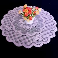 Gambar Dekorasi Alas Meja Bulat 1107 Ungu muda bahan kain poliester dari Noah Art Olshop undefined 1 Tokopedia