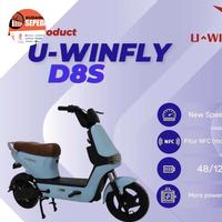Gambar Sepeda Listrik UWINFLY DF8 DRAGONFLY8 Moped Electric 600 Watt 48V/12AH - Red dari Sepeda dan Motor Listrik undefined 2 Tokopedia
