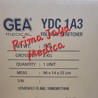 Gambar Tandu Lipat Roda GEA. Folding Stretcher. GEA YDC 1A3. dari Prima Jaya Medica undefined 5 Tokopedia
