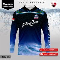 Gambar Jersey Hoodie Mancing / Baju Mancing Kupluk Tangan Panjang Fishing 946 - S dari Velove Jersey undefined 2 Tokopedia