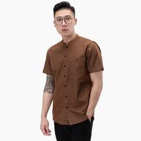Gambar Jane Frey Clothing 8107 Kemeja Koko Pria Lengan Pendek M-XL B - AJ Cream, XL dari Jane Frey Clothing undefined 2 Tokopedia