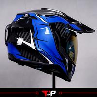 Gambar NEXX X.WRL ATIKA BLUE WHITE FULL FACE HELM MOTOR - L dari Tiptop proshop undefined 2 Tokopedia