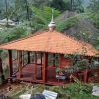Gambar gazebo rumah kayu musholla minimalis 3 x 5 | gazebo murah COD dari KarimunJatiFurniture undefined 1 Tokopedia