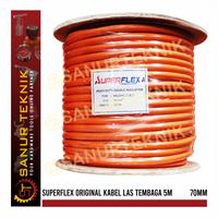 Gambar Welding Cable / Kabel Las Tembaga SUPERFLEX ORIGINAL - 70mm (70 mm) dari Sanur Teknik undefined 1 Tokopedia