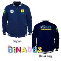 Gambar JAKET VARSITY LIST PUTIH ZIPPER LOGO ICON.NET FREE NAMA DAERAH AGOKAOS - XL, NAVY dari BINADES undefined 1 Tokopedia