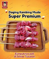 Gambar Sate Kambing Muda Full Daging Balibul Khas Tegal Haji Parto 20 Tusuk dari Rins Onliner undefined 4 Tokopedia