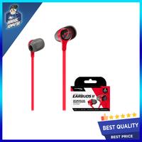 Gambar EARPHONE HYPER X EARBUDS II RED WIRED dari bengkelkomputerptk undefined 1 Tokopedia