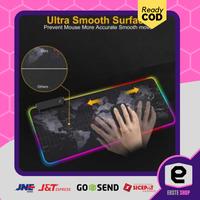 Gambar Mouse Pad Tatakan Meja Gaming Komputer XL Peta Dunia + LED RGB - MP10 dari Erste Shop Tokopedia undefined 2 Tokopedia