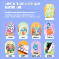 Gambar M&G Spidol Akrilik/ Acrylic Marker Multifungsi Paint Marker Segala Per - White dari Surya Mas Ateka undefined 2 Tokopedia